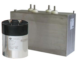 DC filtering capacitors
